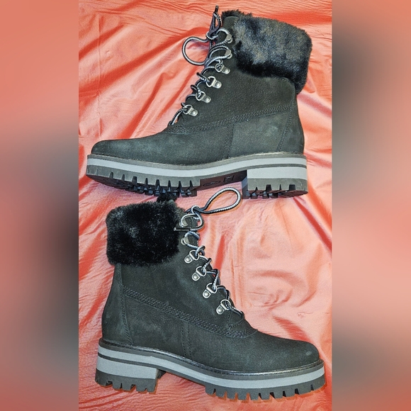 Timberland ReBOTL Black Nubuck Fleece Luxe sz8 New w/Out Tag or Box - Picture 6 of 15